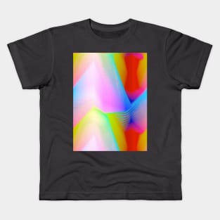 Geometric Futures #2 - Repeat Pattern Modular Synth Art Kids T-Shirt